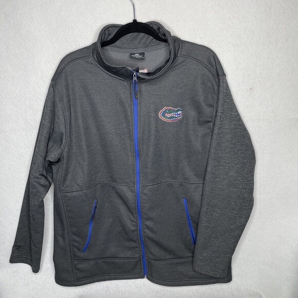 Florida Gators Colosseum Jacket Small Gray Full Zip Lightweight Pockets Mens - Picture 1 of 12